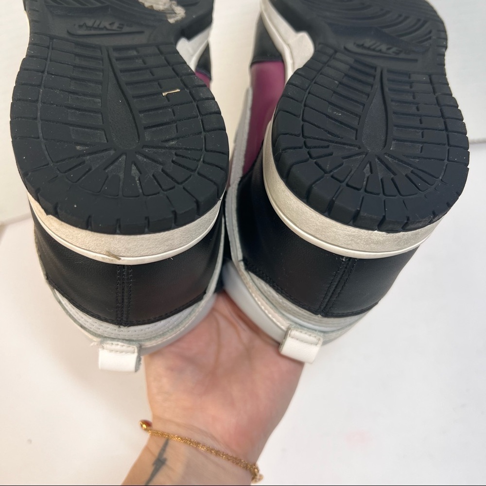 Nike WMNS Dunk High DD1869-005 Black Rosewood Pure Platinum Women's EUC Street - Picture 8 of 10